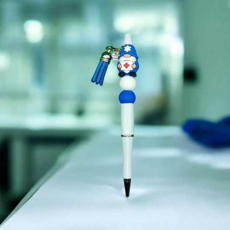 Vrolijke Zorgkabouter Pen - Wit