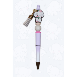 Elefantastisch Penne-Charm - Grijze Tassel