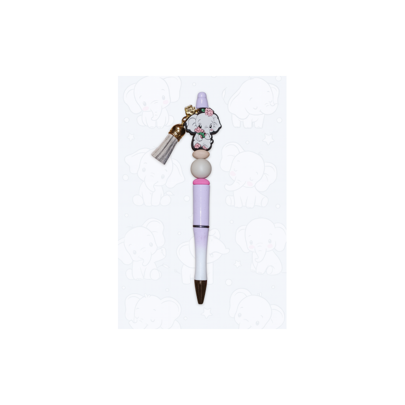 Elefantastisch Penne-Charm - Grijze Tassel