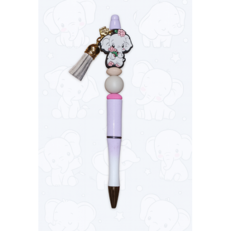 Elefantastisch Penne-Charm - Grijze Tassel