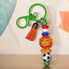 Voetbal Sleutelhanger Leeuw - Groen